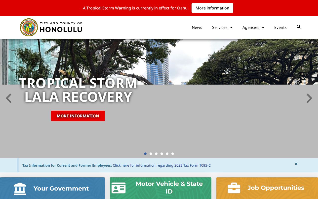 Honolulu warrants City and County government interface